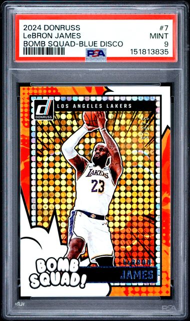 2024 Panini Donruss Blue #7 LeBron James front