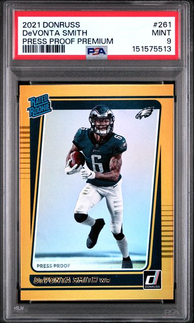 2021 Panini Donruss #261 Press Proof Devonta front