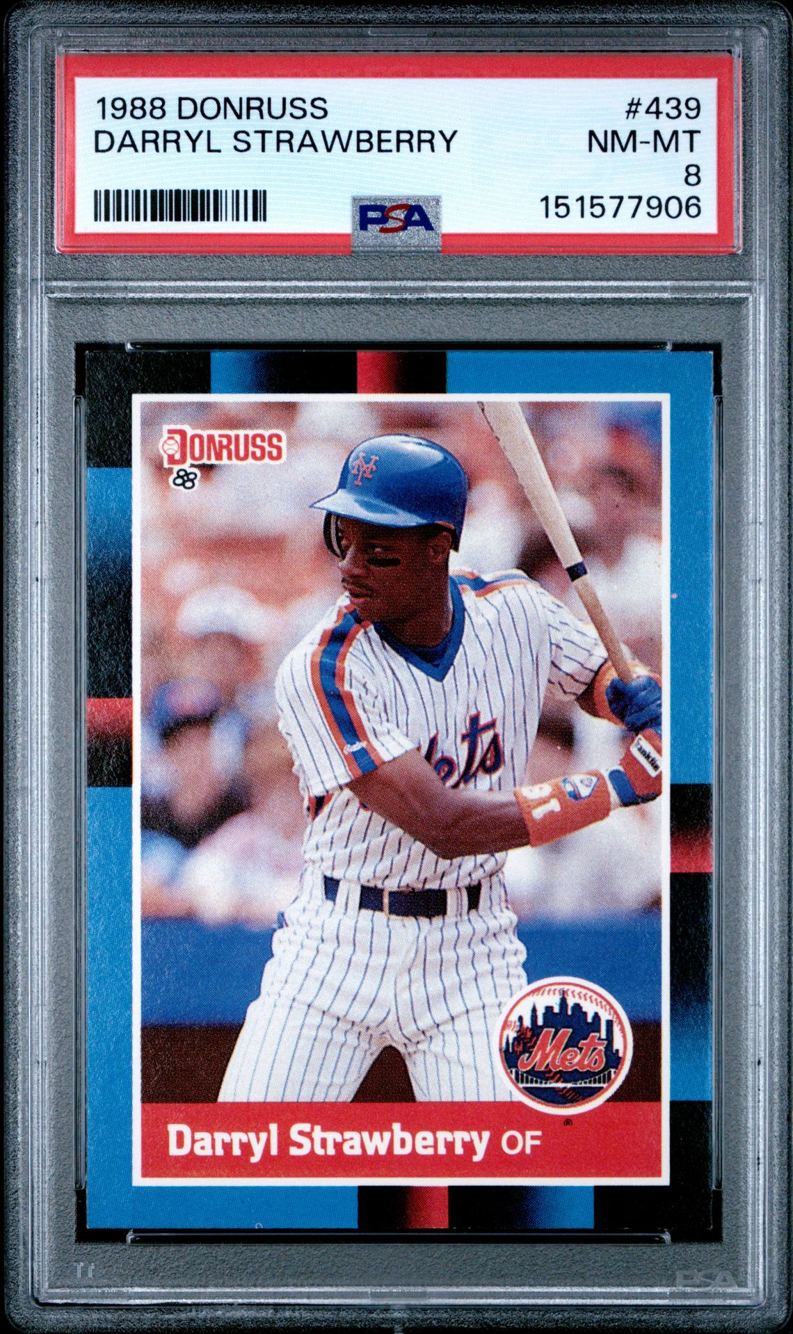 1988 Panini DONRUSS #439 Darryl Strawberry front