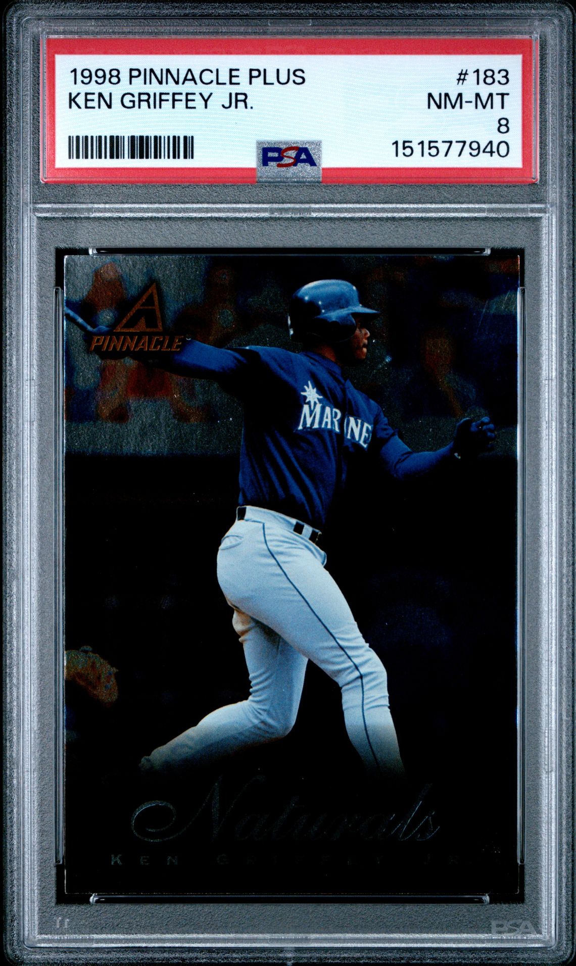 1998 Pinnacle PINNACLE PLUS #183 Ken Griffey Jr. front