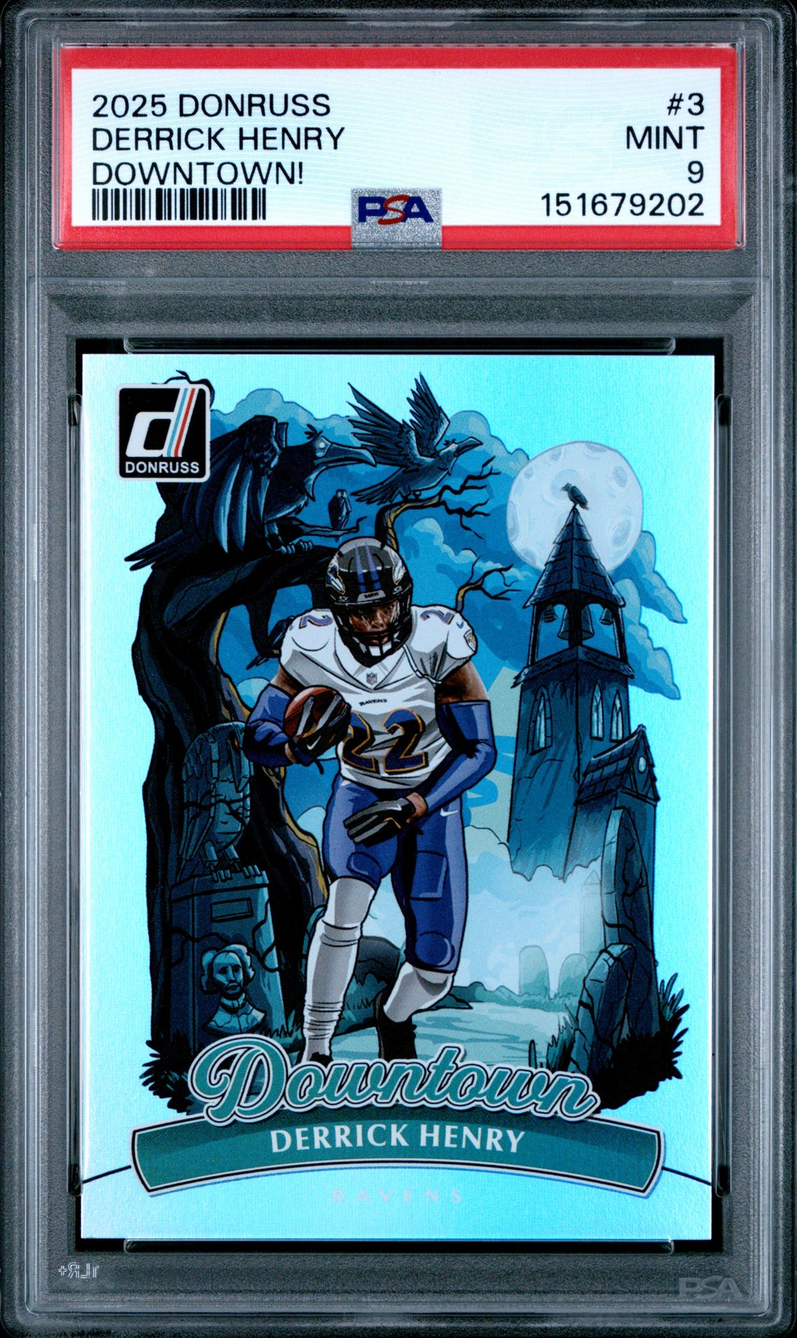 2025 Panini Donruss Downtown Derrick Henry #3 Mint 9 front