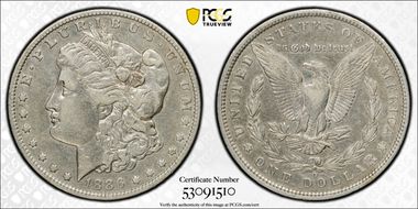 1886-O $1 XF40