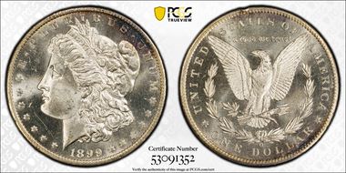 1899-O $1 MS65PL