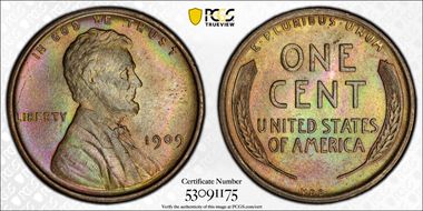 1909 VDB 1C MS66BN