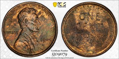 1909 VDB 1C DDO, FS-1102 MS63BN