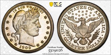 1909 25C PR67