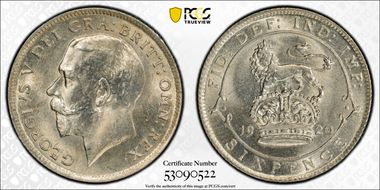 1920 6D S-4024 .500 Fine N1