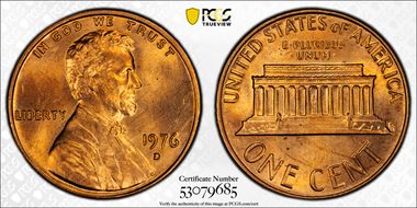 1976-D 1C MS64RD