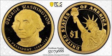 2007-S $1 George Washington PR69DCAM