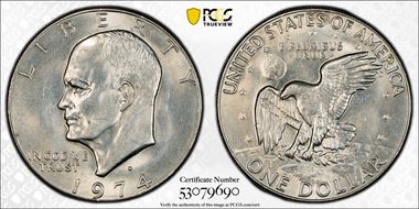 1974-D $1 MS63