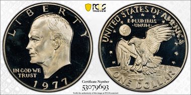 1977-S $1 PR68DCAM