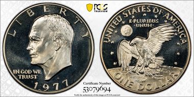 1977-S $1 PR68