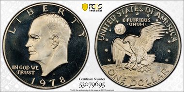 1978-S $1 PR69DCAM