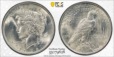 1922 $1 MS61