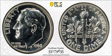 1960 10C PR66