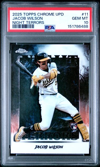 2025 Topps Topps Chrome #11 Jacob Wilson Terrors front