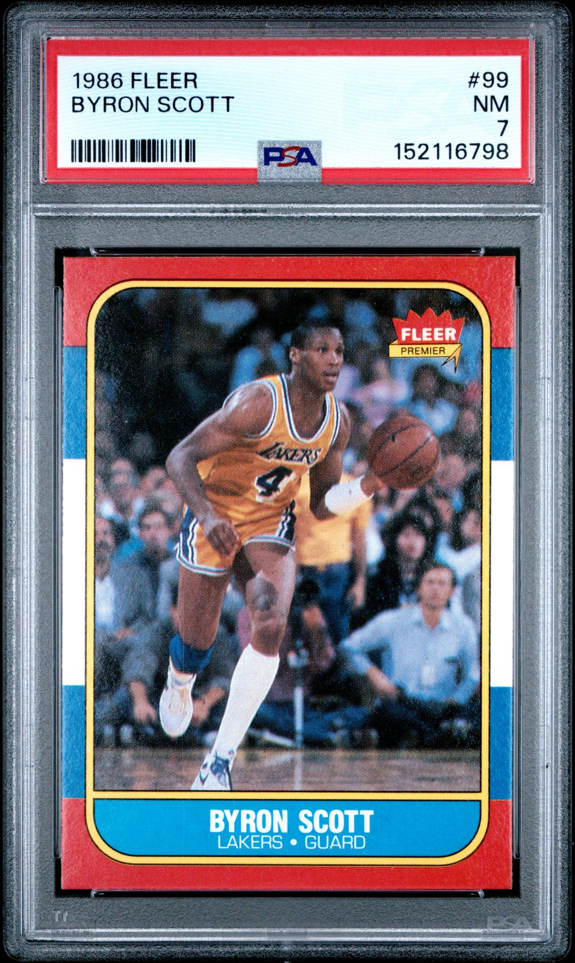 1986 Fleer FLEER #99 Byron Scott front