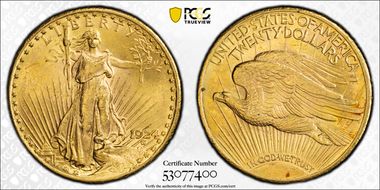 1924 $20 N1