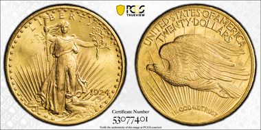 1924 $20 MS64