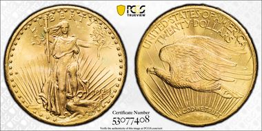 1928 $20 MS64