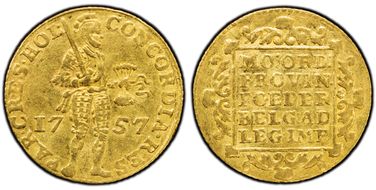 1757 Ducat AU50