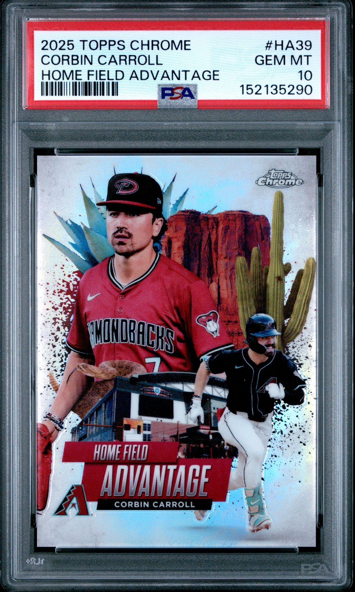 2025 Topps TOPPS CHROME HOME FIELD ADVANTAGE #HA39 Corbin Carroll front