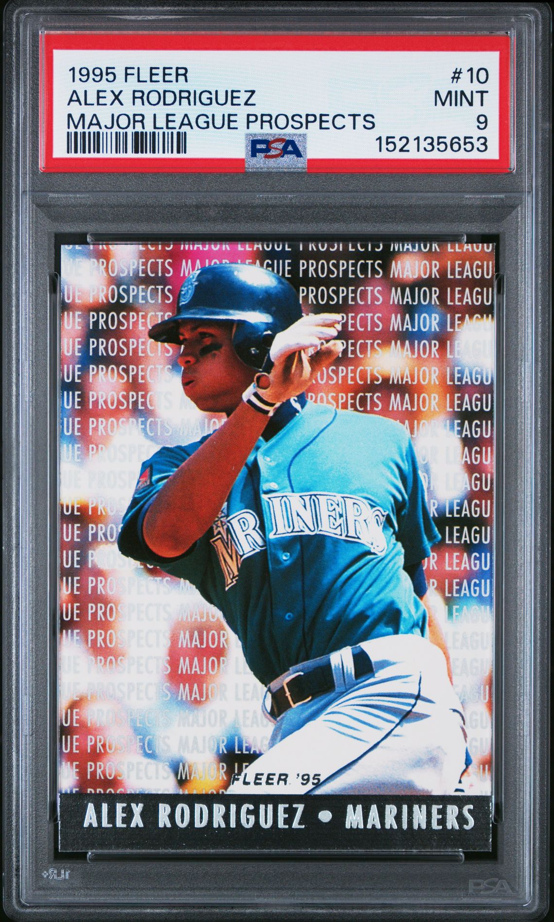 1995 Fleer FLEER MAJOR LEAGUE PROSPECTS #10 Alex Rodriguez front