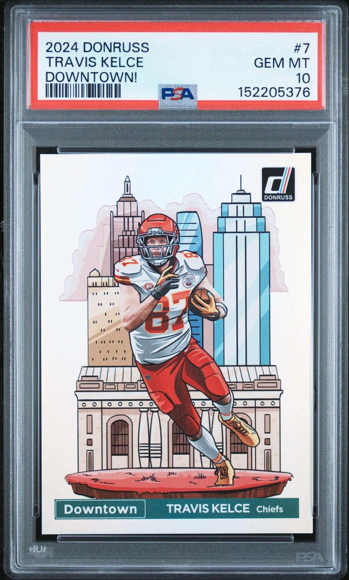 2024 Panini PANINI DONRUSS DOWNTOWN! #7 Travis Kelce front