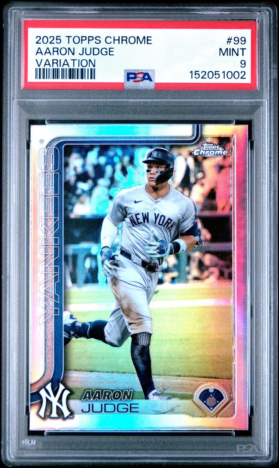 2025 Topps TOPPS CHROME VARIATION #99 Aaron Judge front