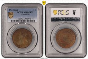 1935 (m) 1D MS64BN