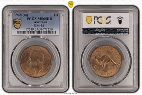 1948 (m) 1D KM-36 MS65RD
