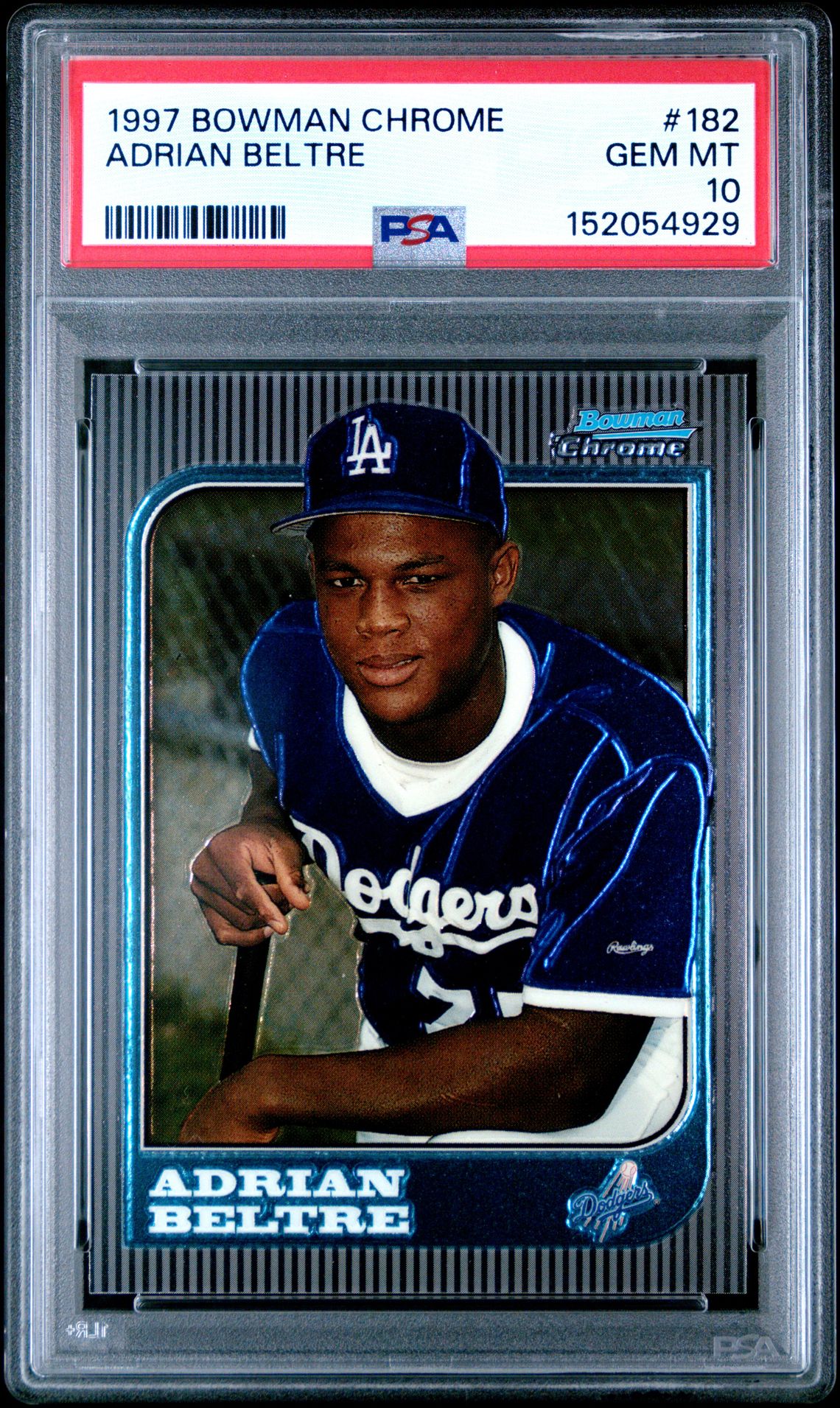 1997 Bowman BOWMAN CHROME #182 Adrian Beltre front