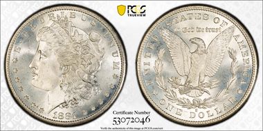 1881-S $1 MS67