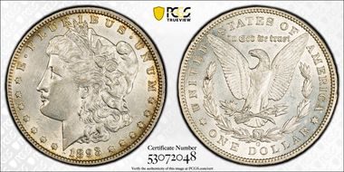 1893-O $1 AU55