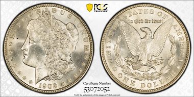 1902 $1 MS66