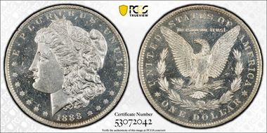 1888-O $1 MS65DMPL