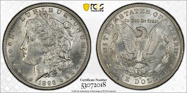 1896-O $1 MS62