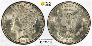 1902 $1 MS67
