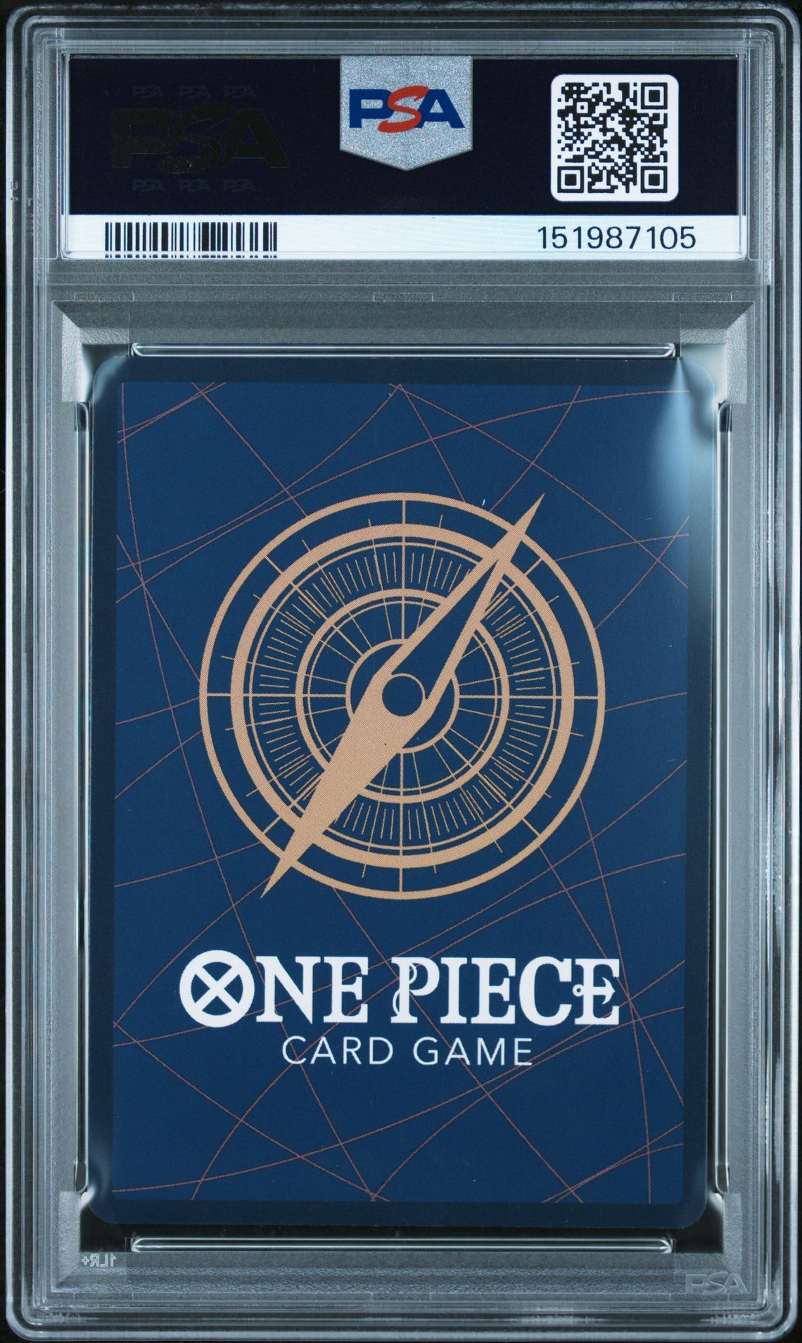 2025 One Piece Op13-Carrying On His Will Smoker #030 (Special Alternate Art) Gem Mt 10 back view - PSA certificate #151987105