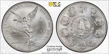 2019-Mo Onza Libertad Ag MS69
