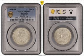 1934-35 Florin Centennial MS66