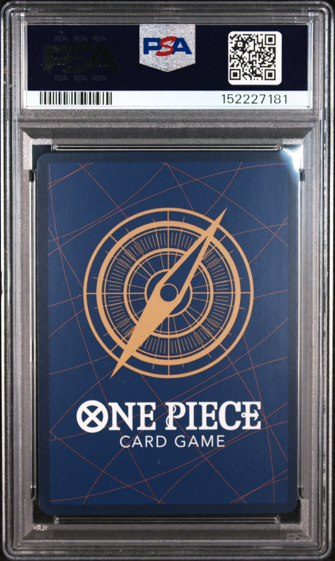 2025 One Piece Op13-Carrying On His Will Ace & Sabo & Luffy #007 (Alternate Art) Gem Mt 10 back view - PSA certificate #152227181