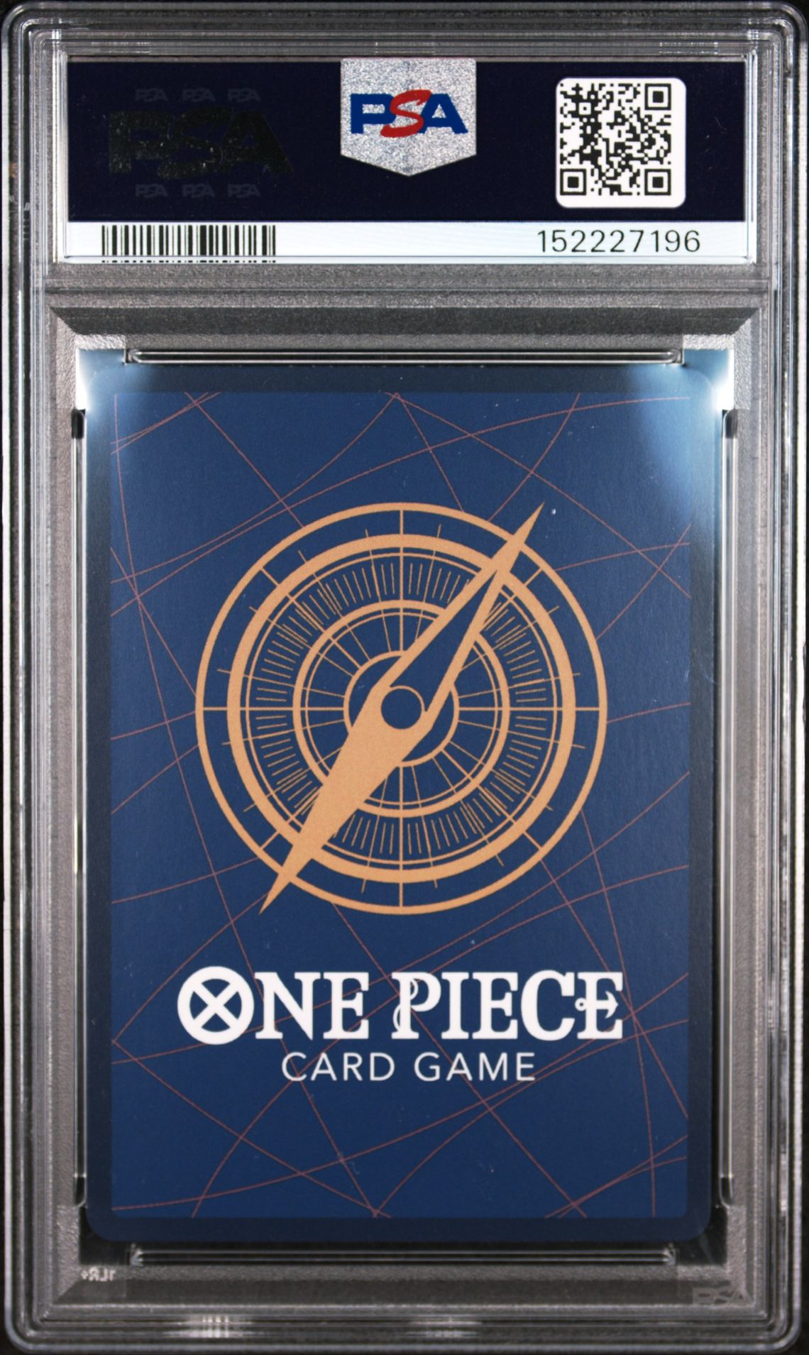 2025 One Piece Op11-A Fist Of Divine Speed Nami #054 (Alternate Art) Gem Mt 10 back view - PSA certificate #152227196