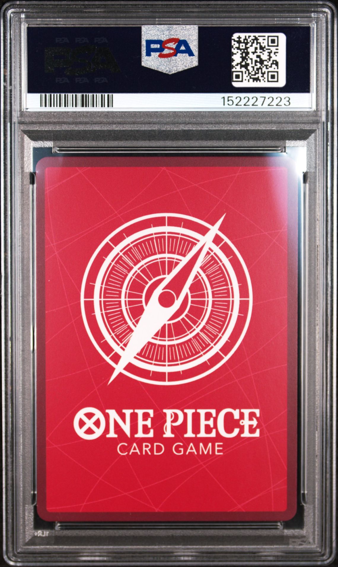2025 One Piece Op13-Carrying On His Will Sabo #004 (Alternate Art) Gem Mt 10 back view - PSA certificate #152227223
