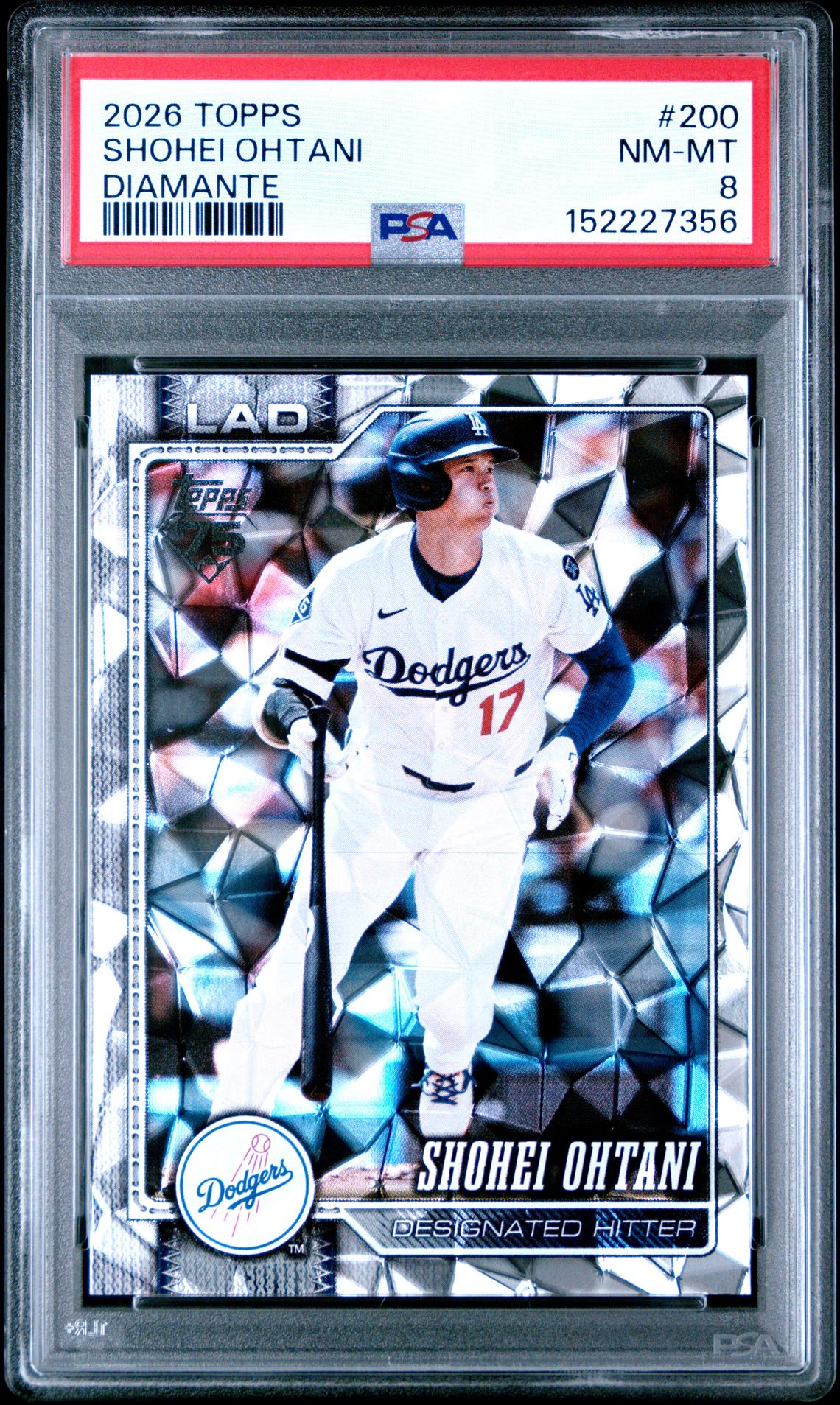 2026 Topps Shohei Ohtani #200 (Diamante) Nm-Mt 8 front