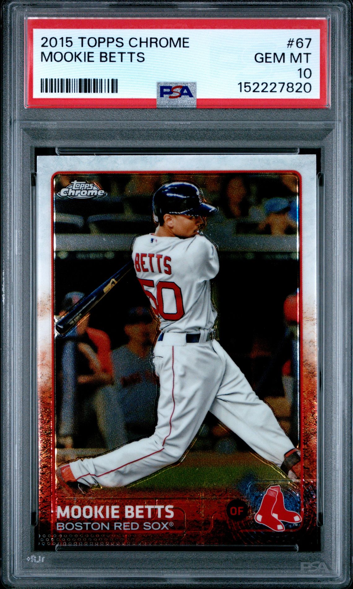2015 Topps TOPPS CHROME #67 Mookie Betts front