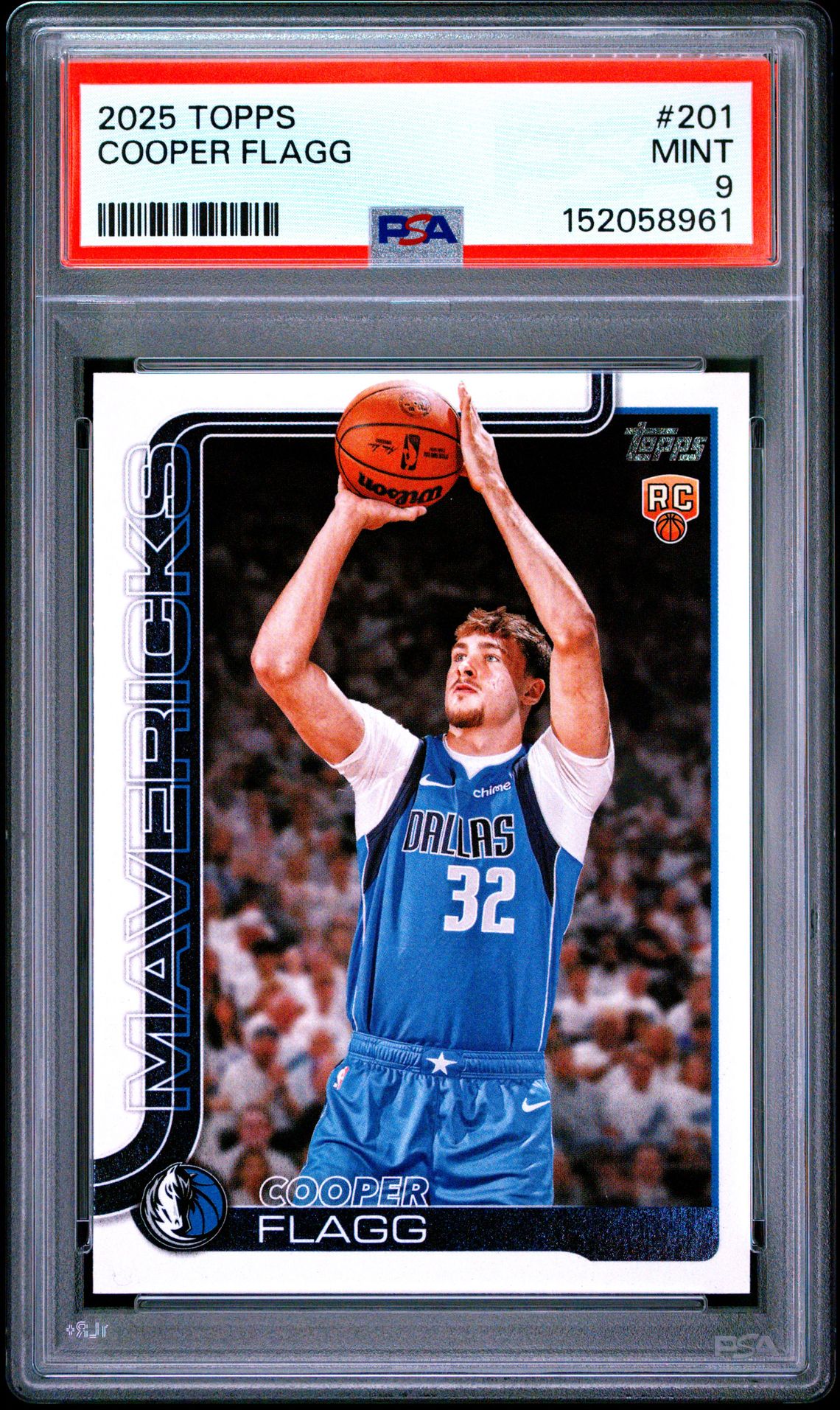 2025 Topps Cooper Flagg #201 Mint 9 front