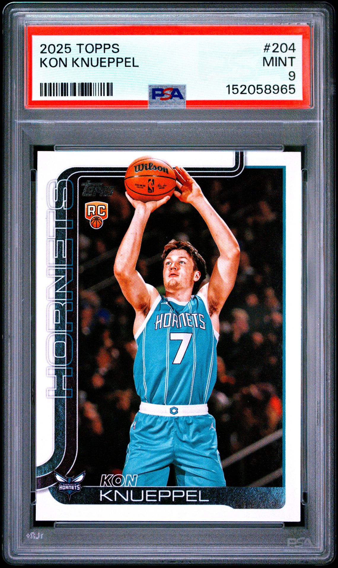 2025 Topps Kon Knueppel #204 Mint 9 front