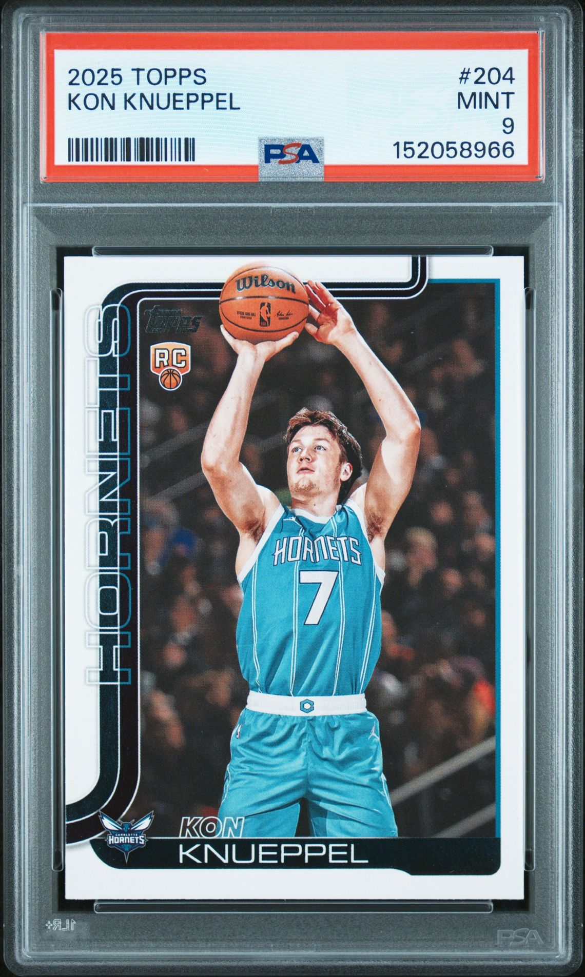 2025 Topps Kon Knueppel #204 Mint 9 front