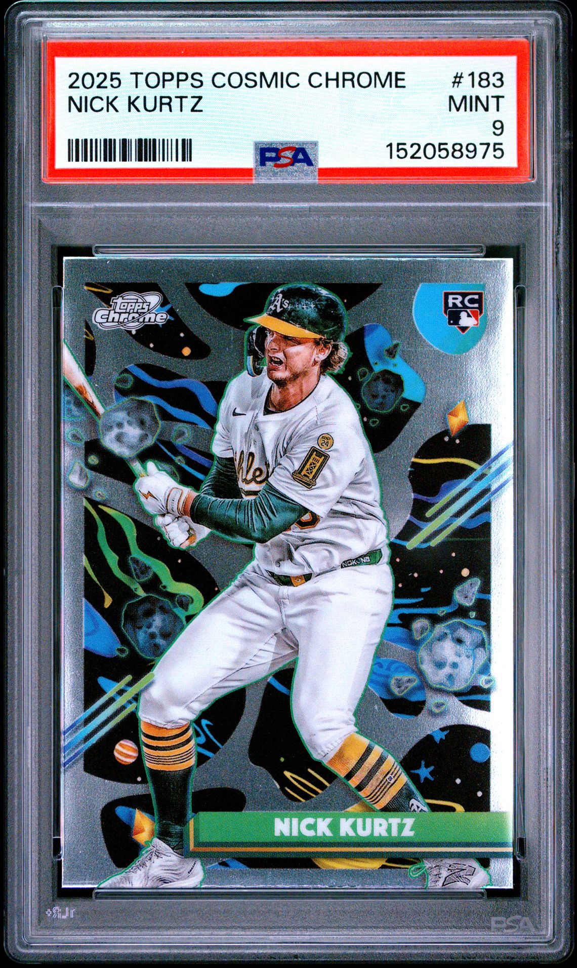 2025 Topps Cosmic Chrome Nick Kurtz #183 Mint 9 front